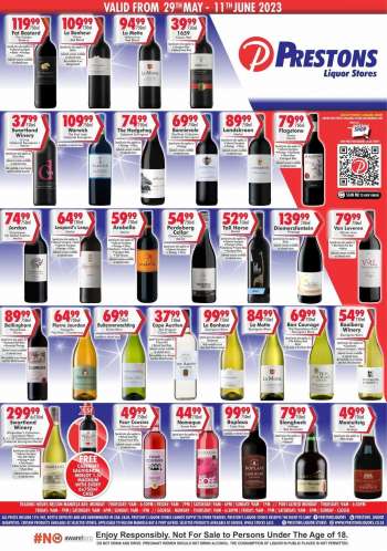 Prestons Liquor Stores catalogue  - 29/05/2023 - 11/06/2023.