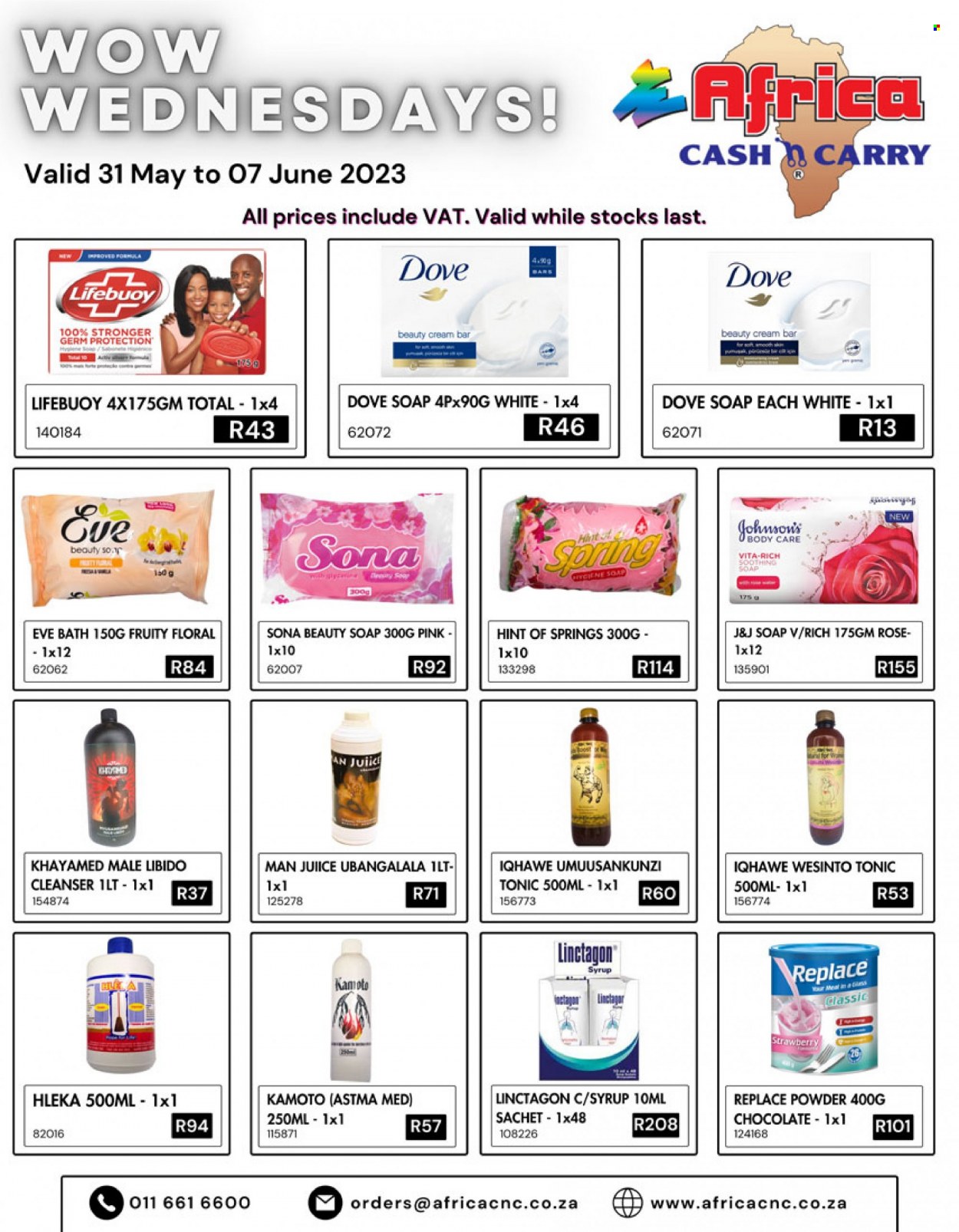 Africa Cash & Carry specials - 31/05/2023 - 07/06/2023. Page 1
