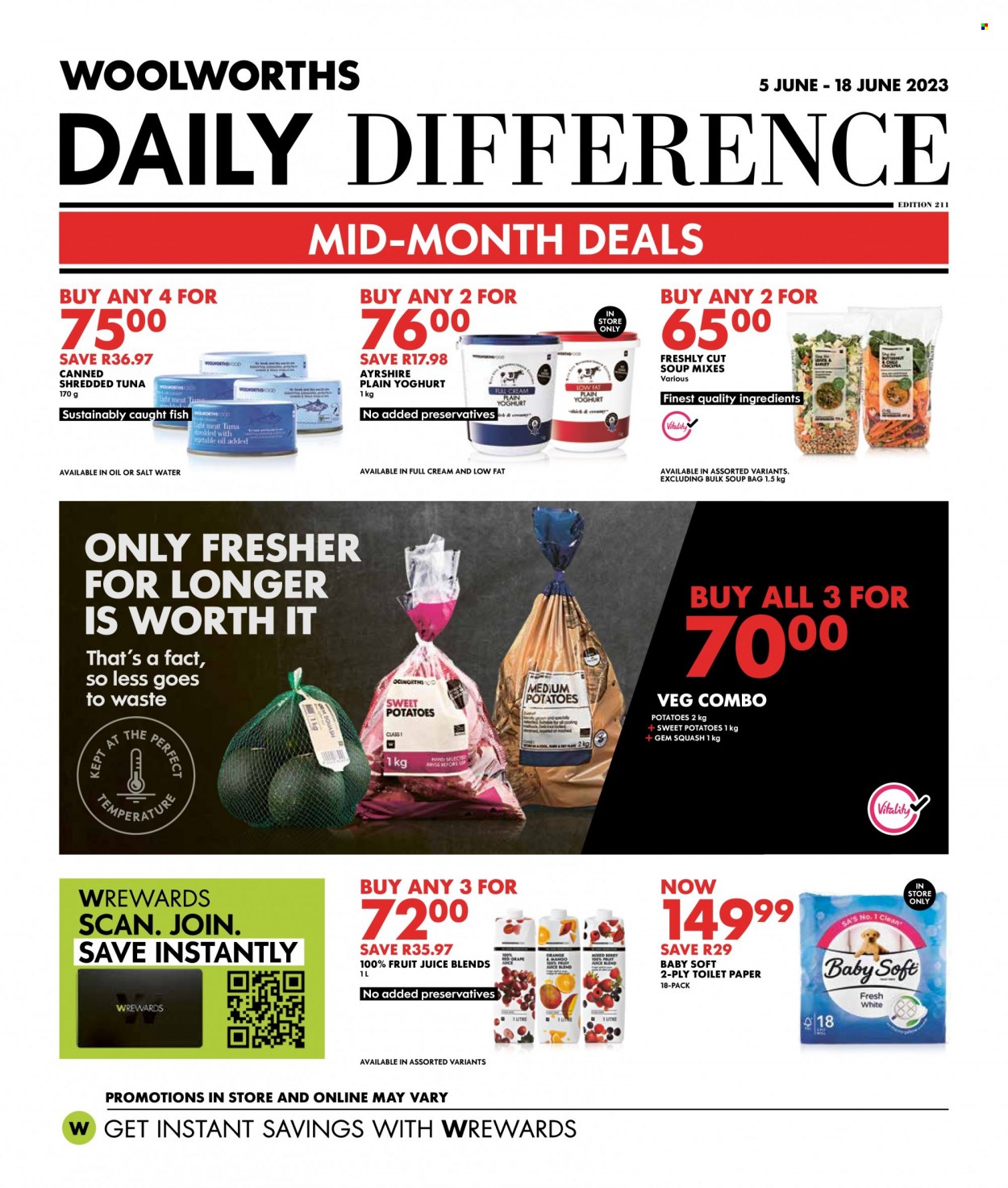 Woolworths specials - 05/06/2023 - 18/06/2023. Page 1