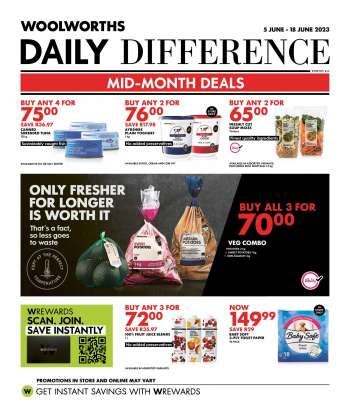Woolworths catalogue  - 05/06/2023 - 18/06/2023.