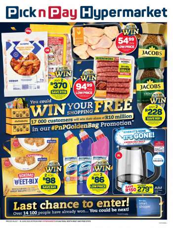 Pick n Pay Hypermarket catalogue  - 07/06/2023 - 18/06/2023.
