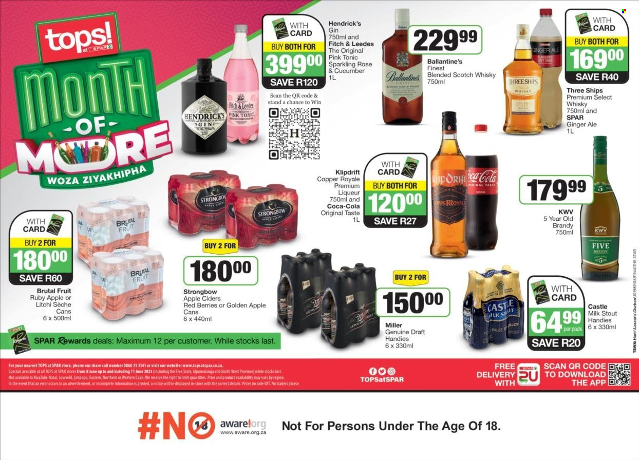 TOPS at SPAR specials - 08/06/2023 - 11/06/2023. Page 1
