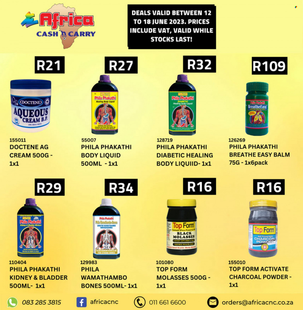 Africa Cash & Carry specials - 12/06/2023 - 18/06/2023. Page 1
