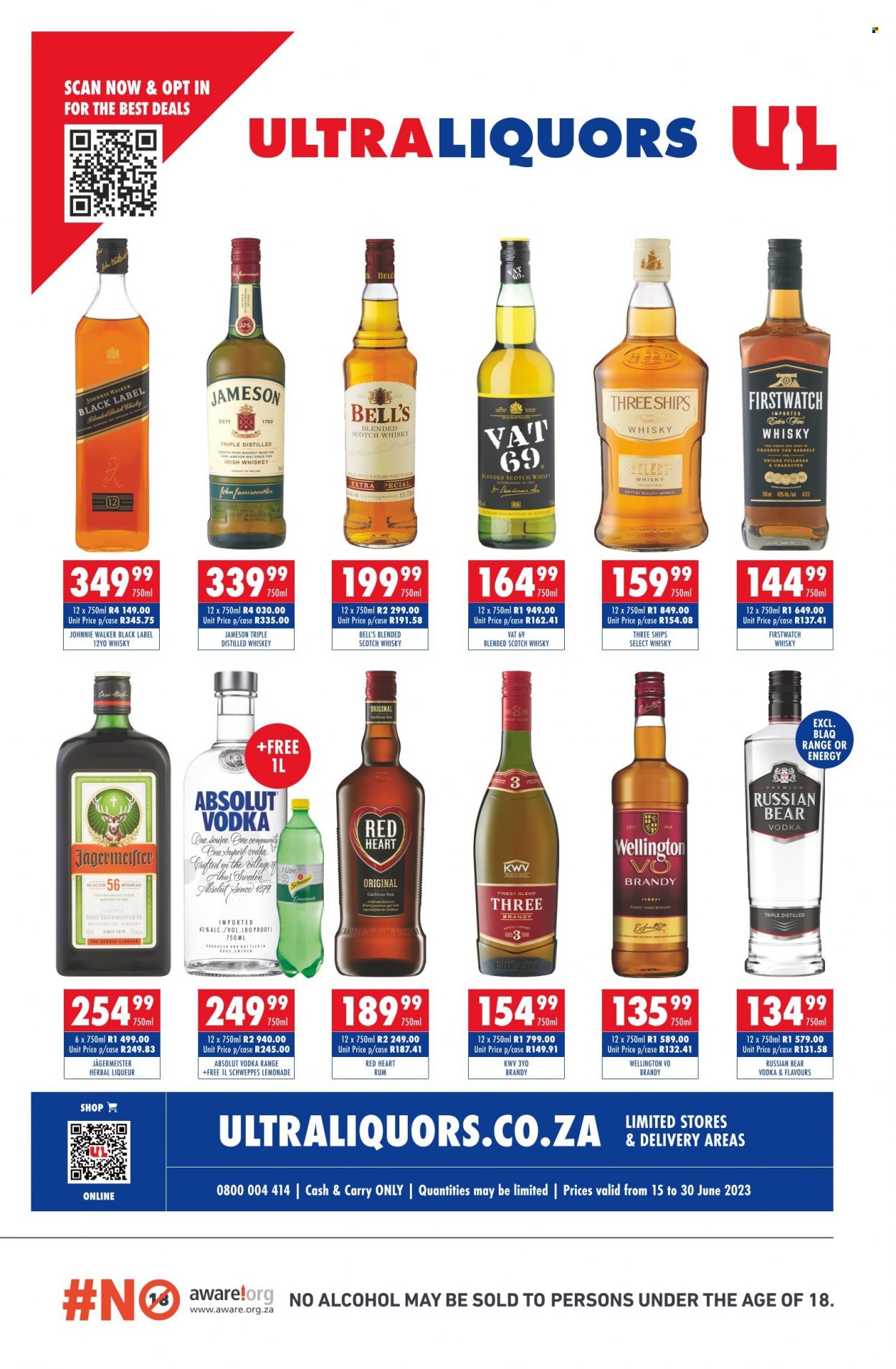 Ultra Liquors specials - 15/06/2023 - 30/06/2023. Page 1