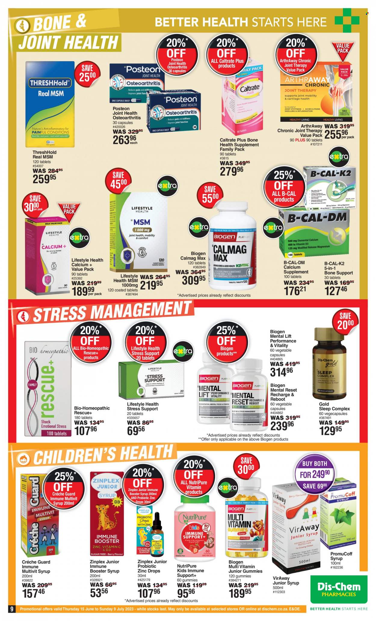 Dis-Chem specials - 15/06/2023 - 09/07/2023. Page 9