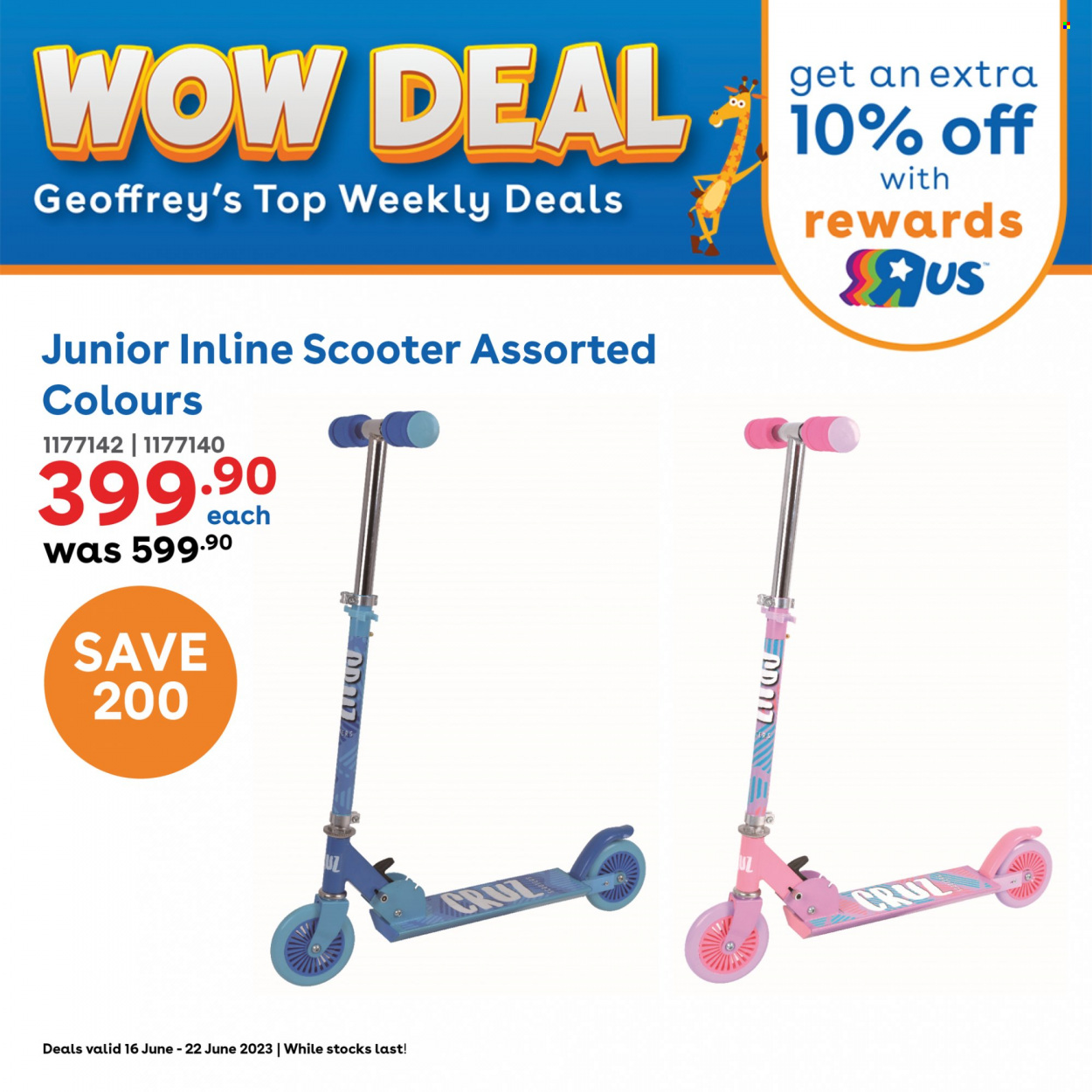 Toys R Us specials - 16/06/2023 - 22/06/2023. Page 1
