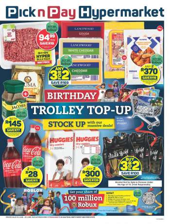 Pick n Pay Hypermarket catalogue  - 19/06/2023 - 25/06/2023.