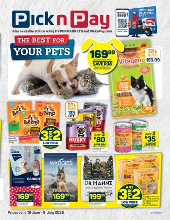 Pick n Pay Hypermarket catalogue  - 19/06/2023 - 09/07/2023.