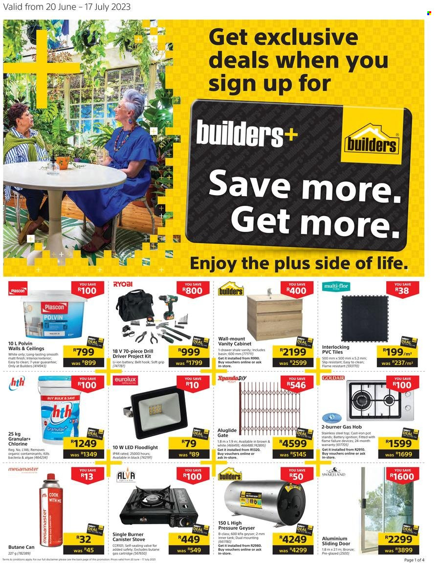 Builders specials - 20/06/2023 - 17/07/2023. Page 1