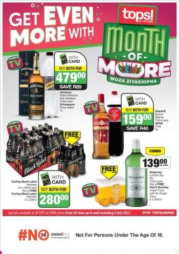 TOPS at SPAR catalogue  - 20/06/2023 - 02/07/2023.