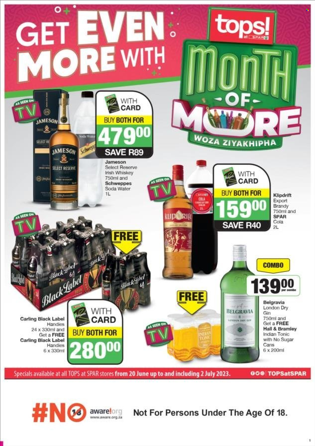 TOPS at SPAR specials - 20/06/2023 - 02/07/2023. Page 9