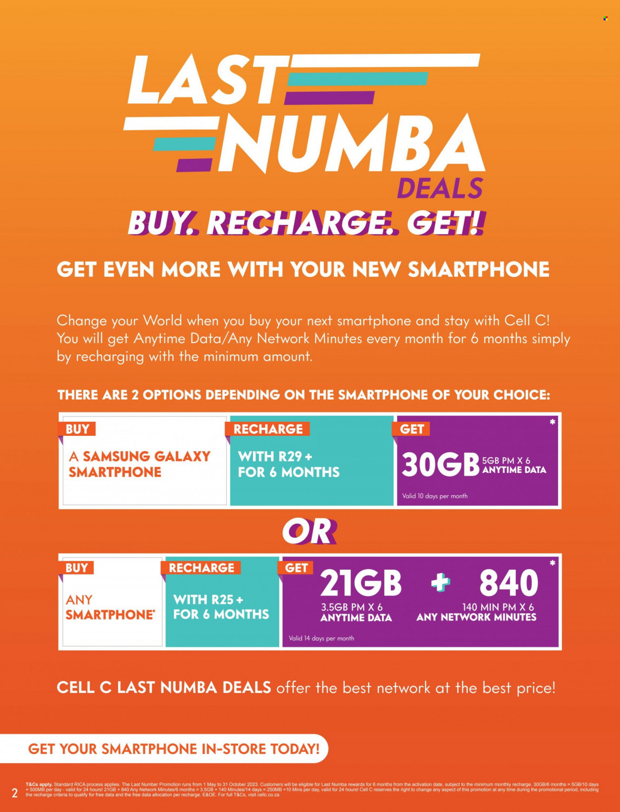 Cell C specials - 20/06/2023 - 31/07/2023. Page 2