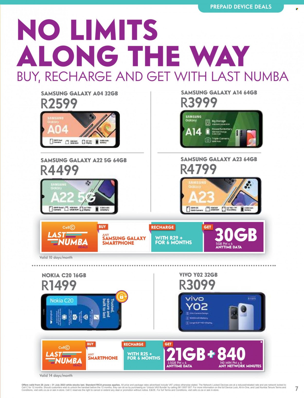 Cell C specials - 20/06/2023 - 31/07/2023. Page 7