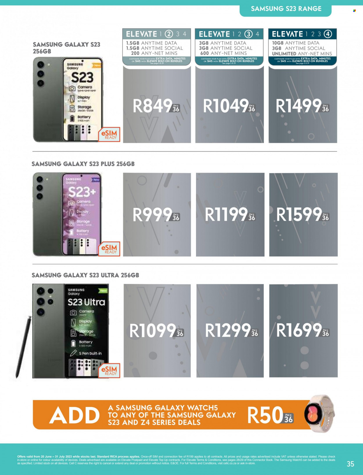 Cell C specials - 20/06/2023 - 31/07/2023. Page 35