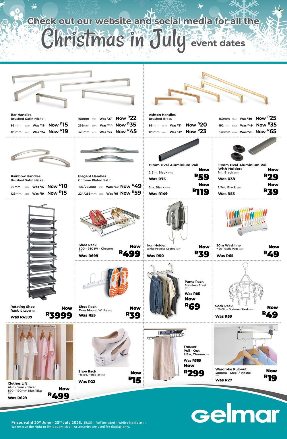 Gelmar specials - 20/06/2023 - 23/07/2023. Page 1