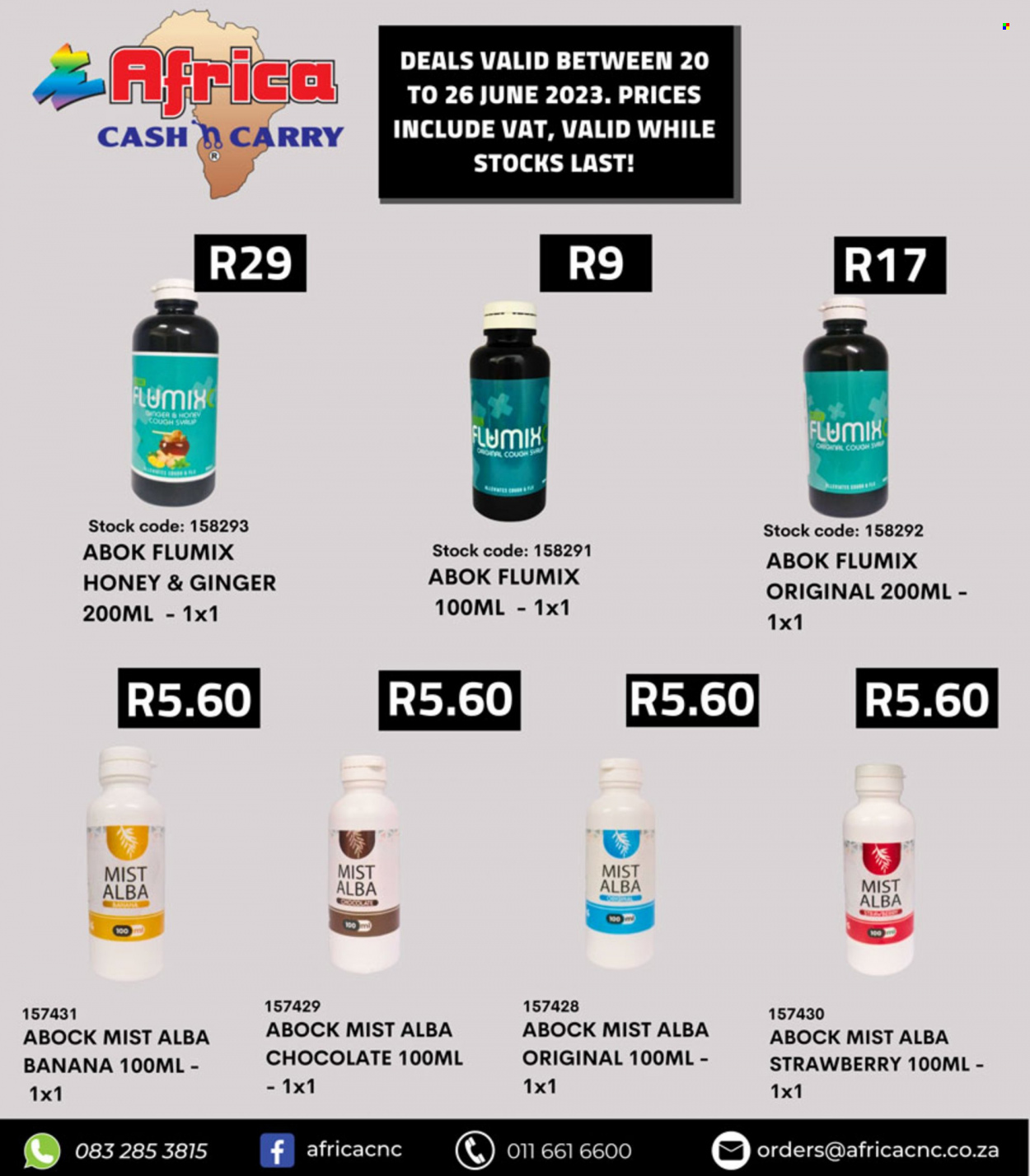 Africa Cash & Carry specials - 20/06/2023 - 26/06/2023. Page 1