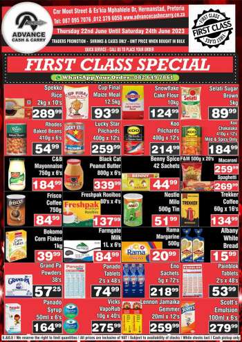 Advance Cash & Carry catalogue  - 22/06/2023 - 24/06/2023.