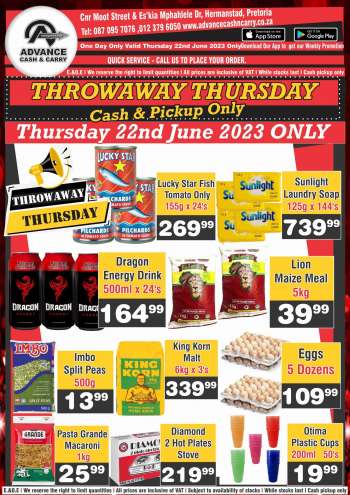 Advance Cash & Carry catalogue  - 22/06/2023 - 22/06/2023.