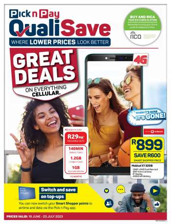 Pick n Pay QualiSave catalogue  - 19/06/2023 - 23/07/2023.