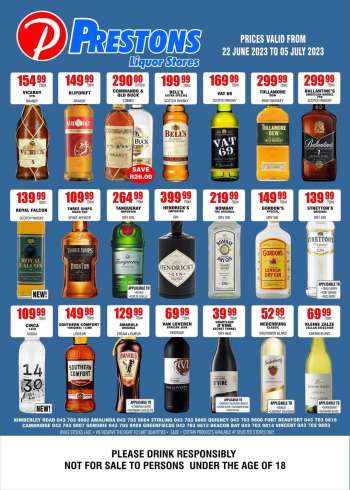 Prestons Liquor Stores catalogue  - 22/06/2023 - 05/07/2023.