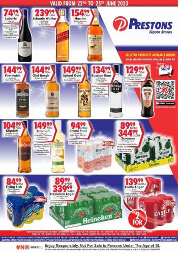 Prestons Liquor Stores catalogue  - 22/06/2023 - 25/06/2023.