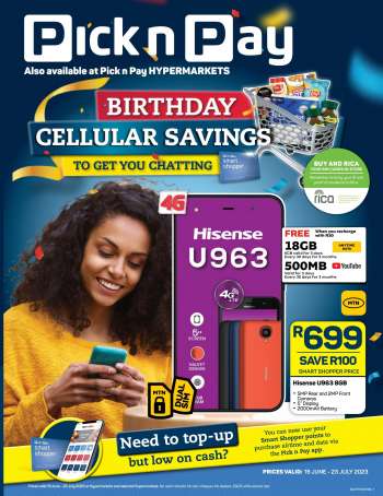 Pick n Pay catalogue  - 19/06/2023 - 23/07/2023.