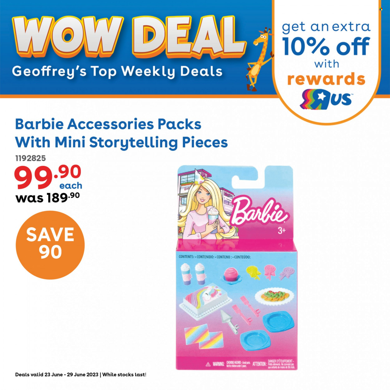 Toys R Us specials - 23/06/2023 - 29/06/2023. Page 1
