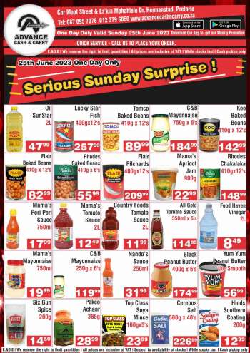 Advance Cash & Carry catalogue  - 25/06/2023 - 25/06/2023.