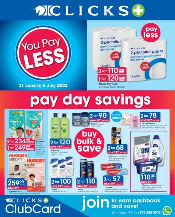Clicks catalogue  - 21/06/2023 - 05/07/2023.
