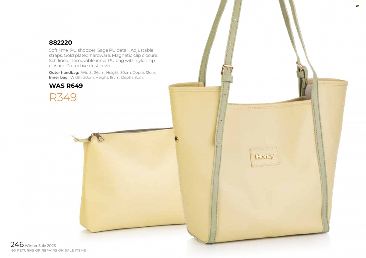 Honey specials. Page 248