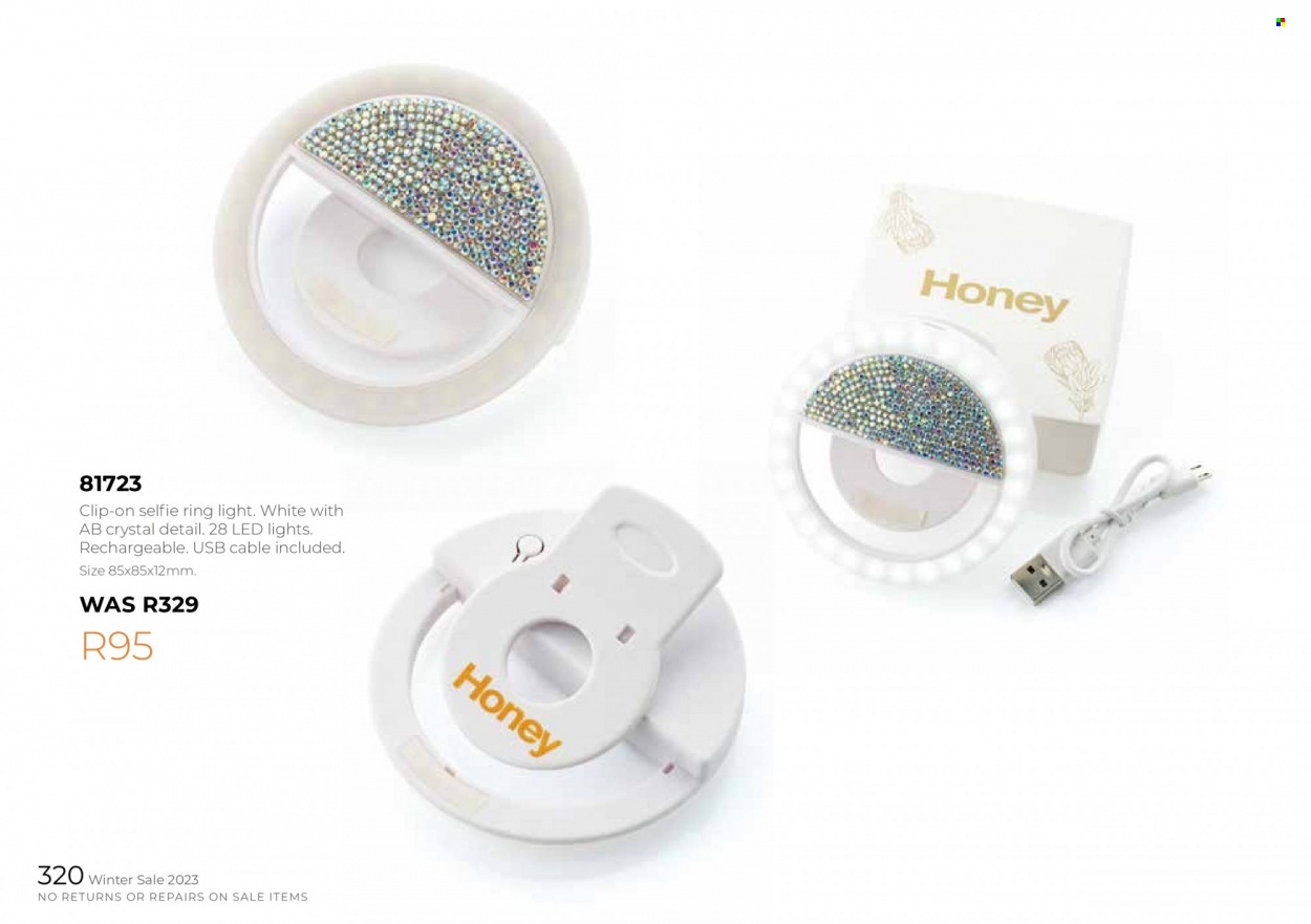 Honey specials. Page 322