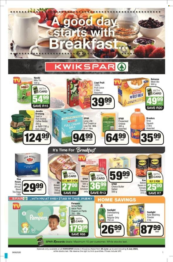 SPAR specials - 20/06/2023 - 09/07/2023. Page 1