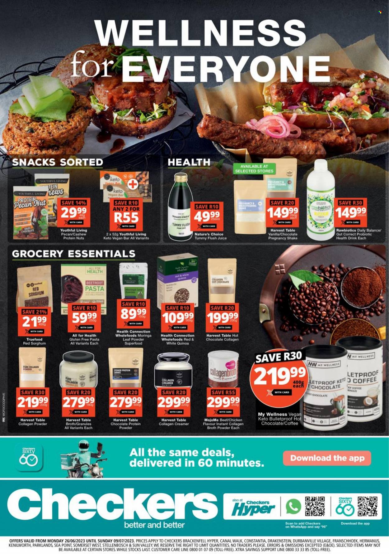 Checkers specials - 26/06/2023 - 09/07/2023. Page 1