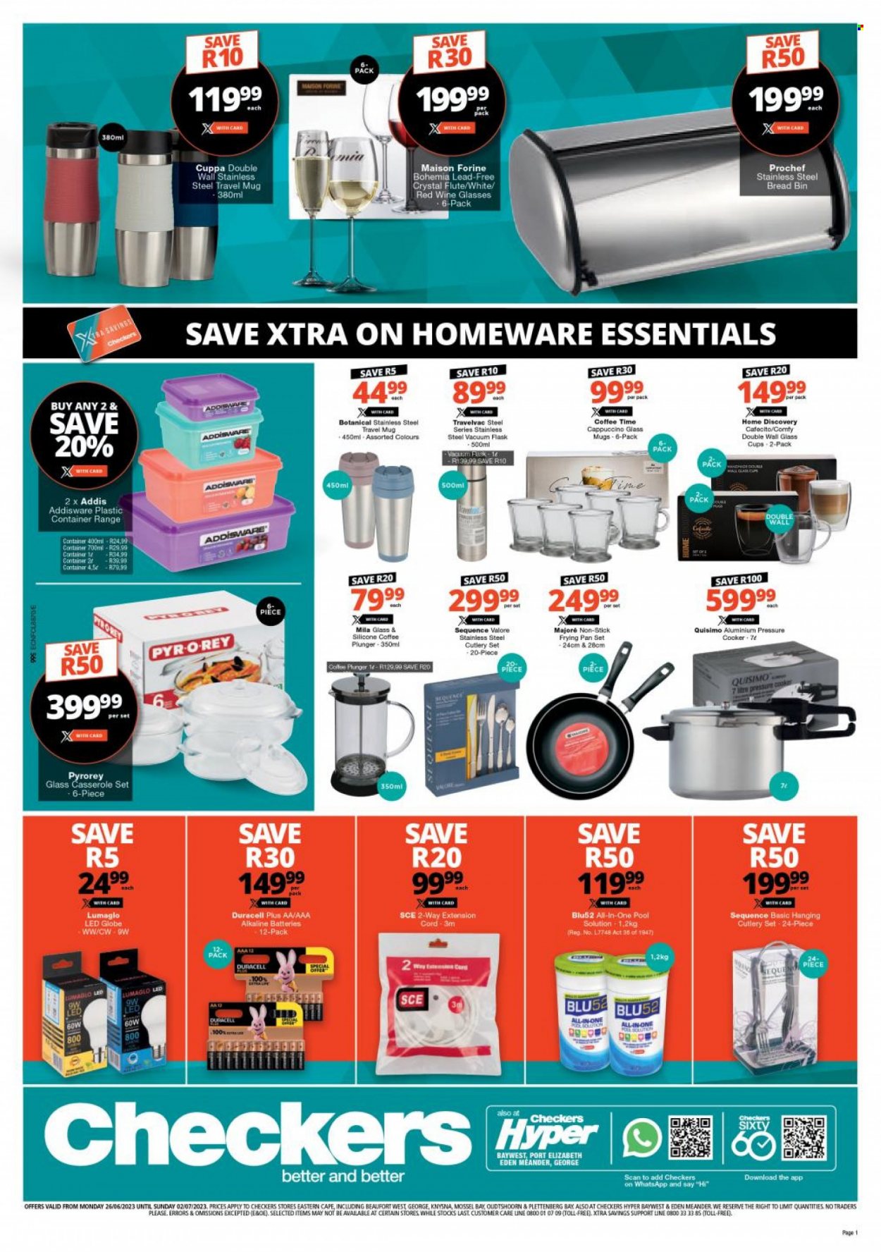 Checkers specials - 26/06/2023 - 02/07/2023. Page 1