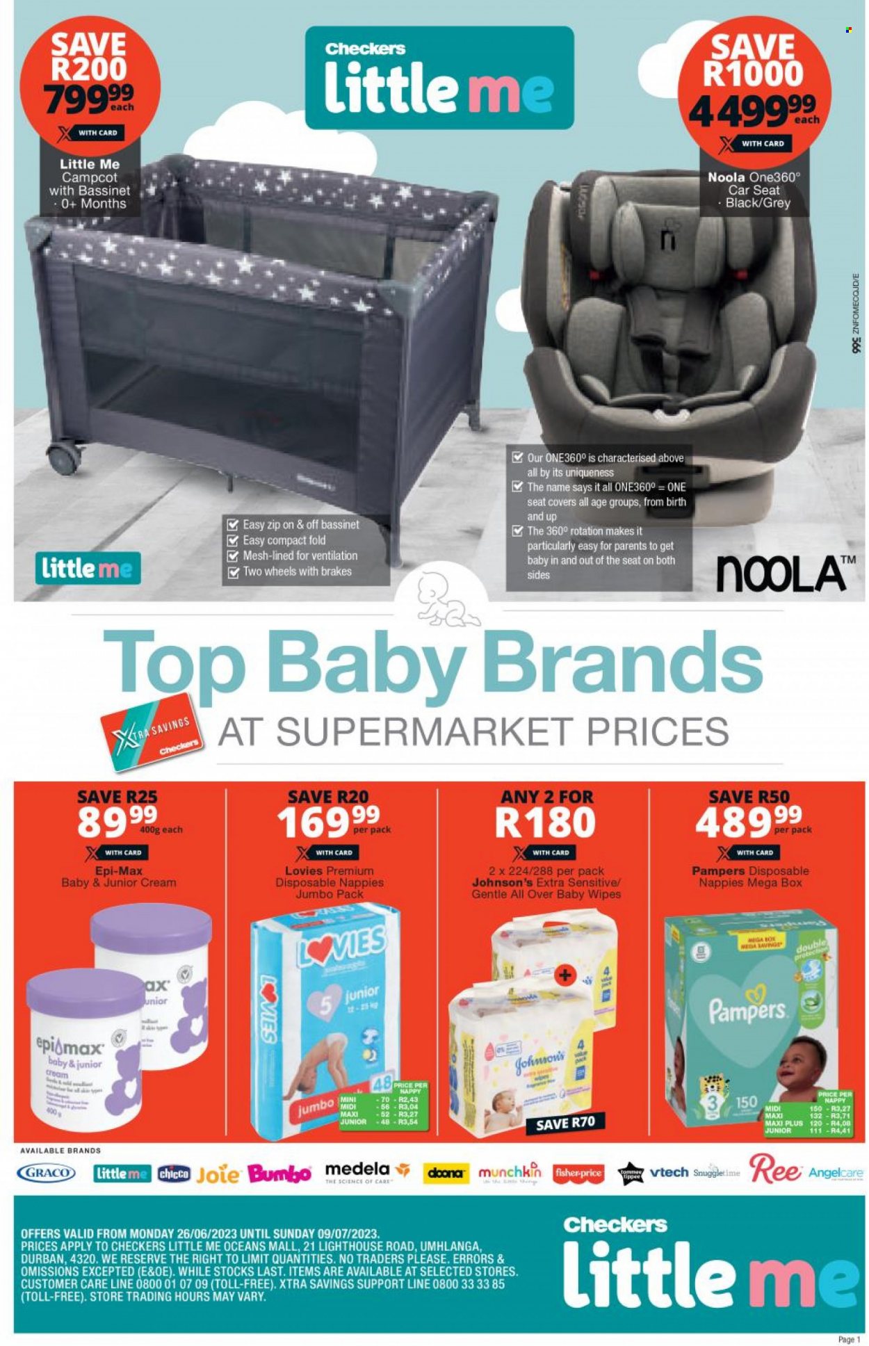 Checkers specials - 26/06/2023 - 09/07/2023. Page 1