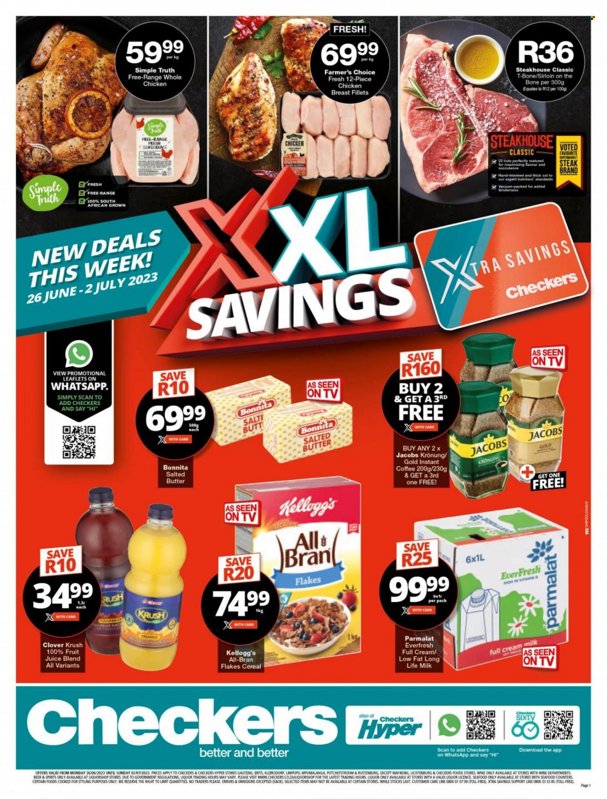 Checkers specials - 26/06/2023 - 02/07/2023. Page 1