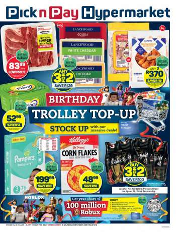 Pick n Pay Hypermarket catalogue  - 26/06/2023 - 02/07/2023.