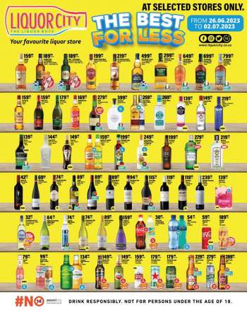 Liquor City catalogue  - 26/06/2023 - 02/07/2023.