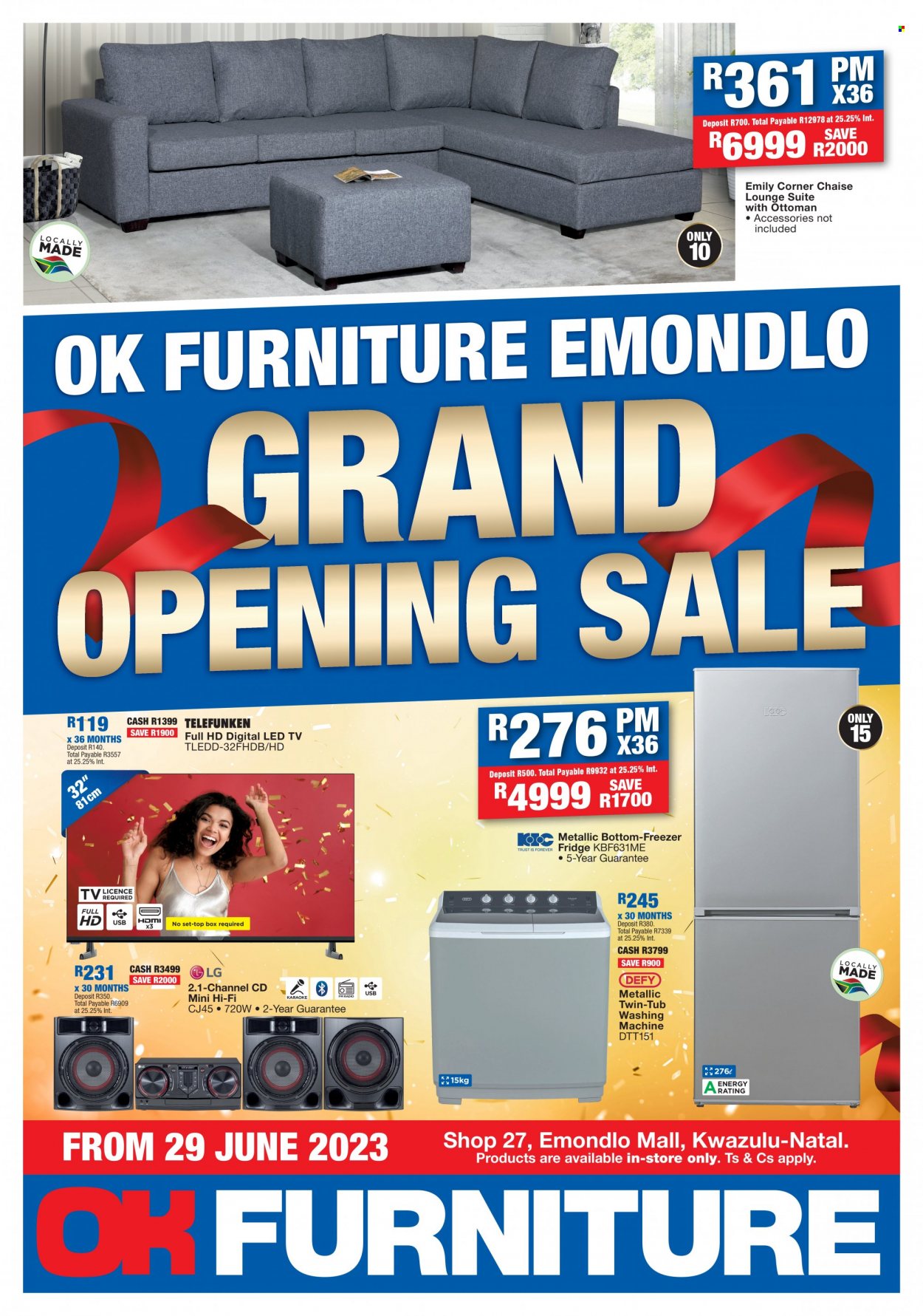 OK Furniture specials. Page 1