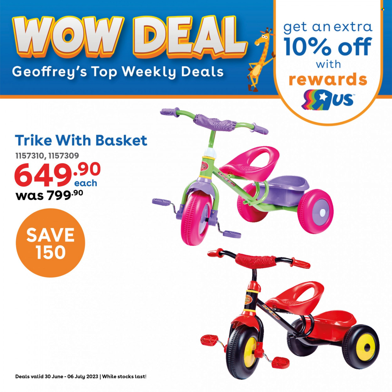 Toys R Us specials - 30/06/2023 - 06/07/2023. Page 7