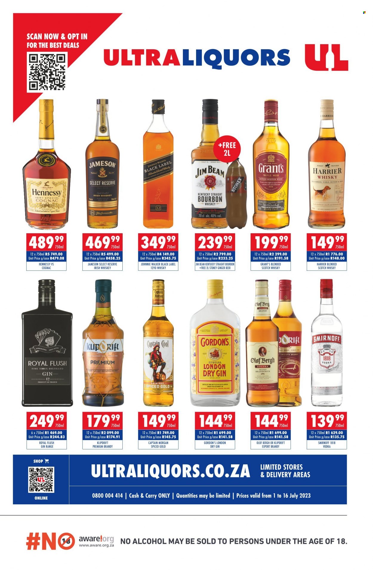 Ultra Liquors specials - 01/07/2023 - 16/07/2023. Page 1