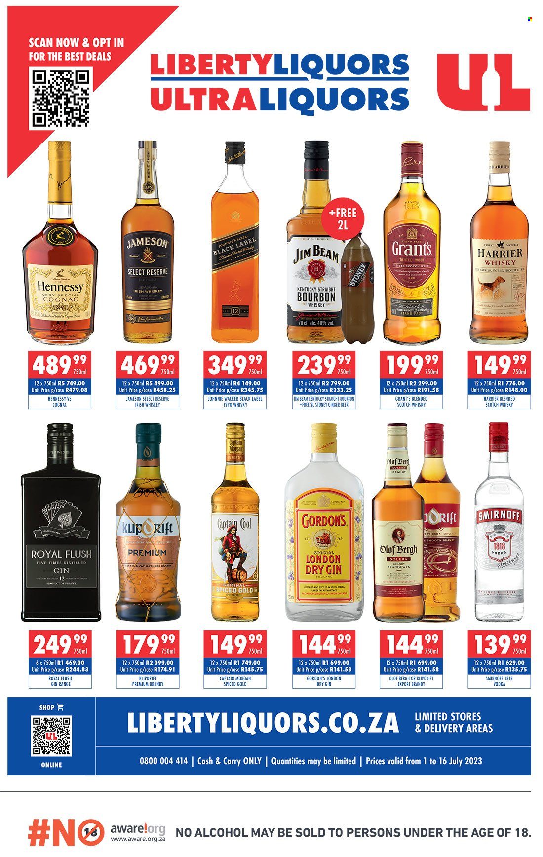 Liberty Liquors specials - 01/07/2023 - 16/07/2023. Page 1
