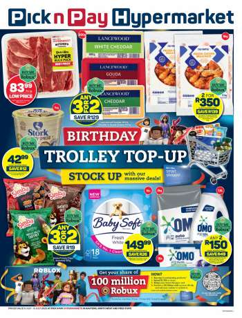 Pick n Pay Hypermarket catalogue  - 03/07/2023 - 09/07/2023.