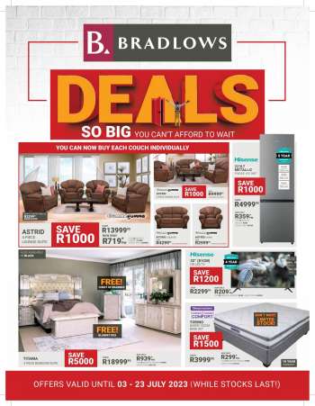 Bradlows catalogue  - 03/07/2023 - 23/07/2023.