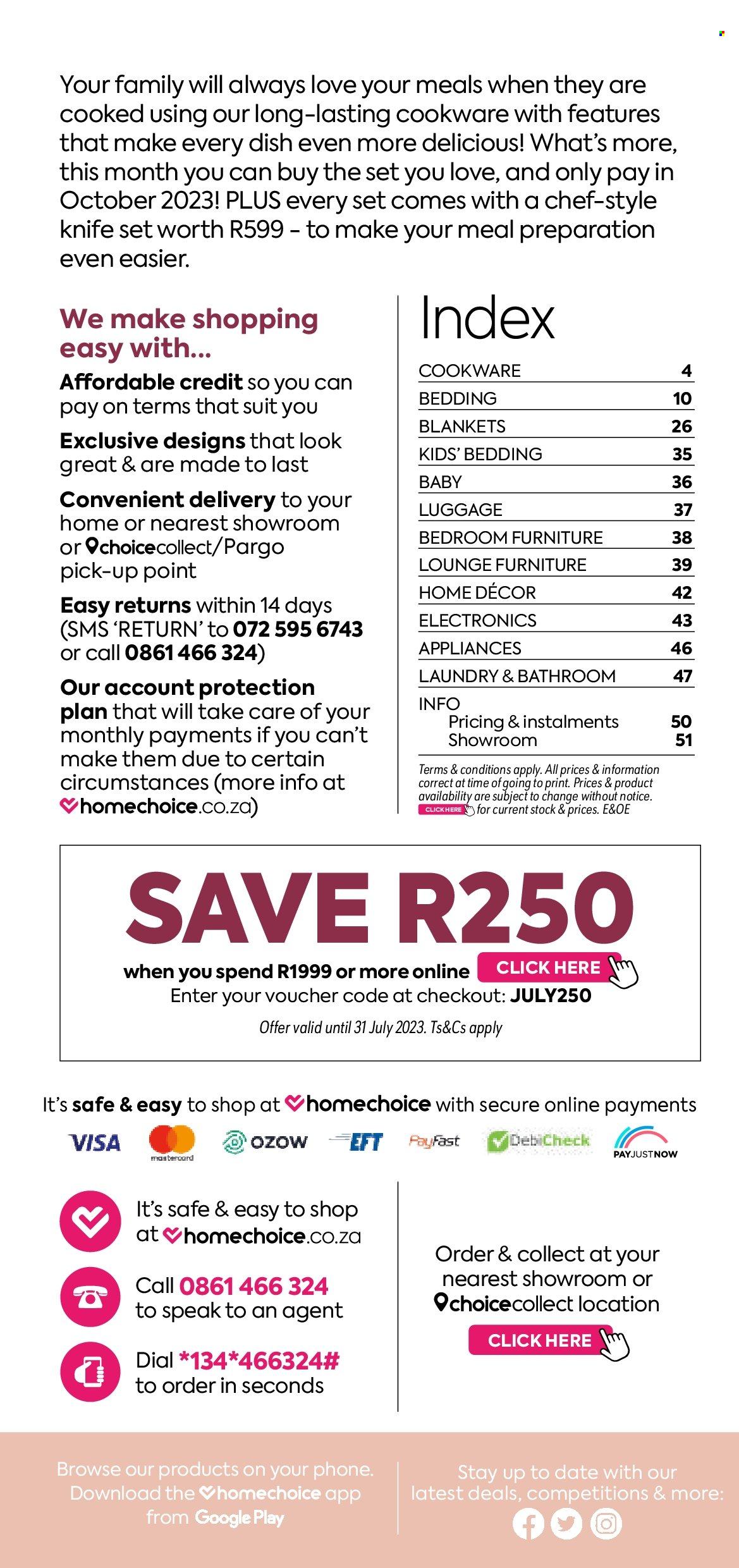 HomeChoice specials. Page 2