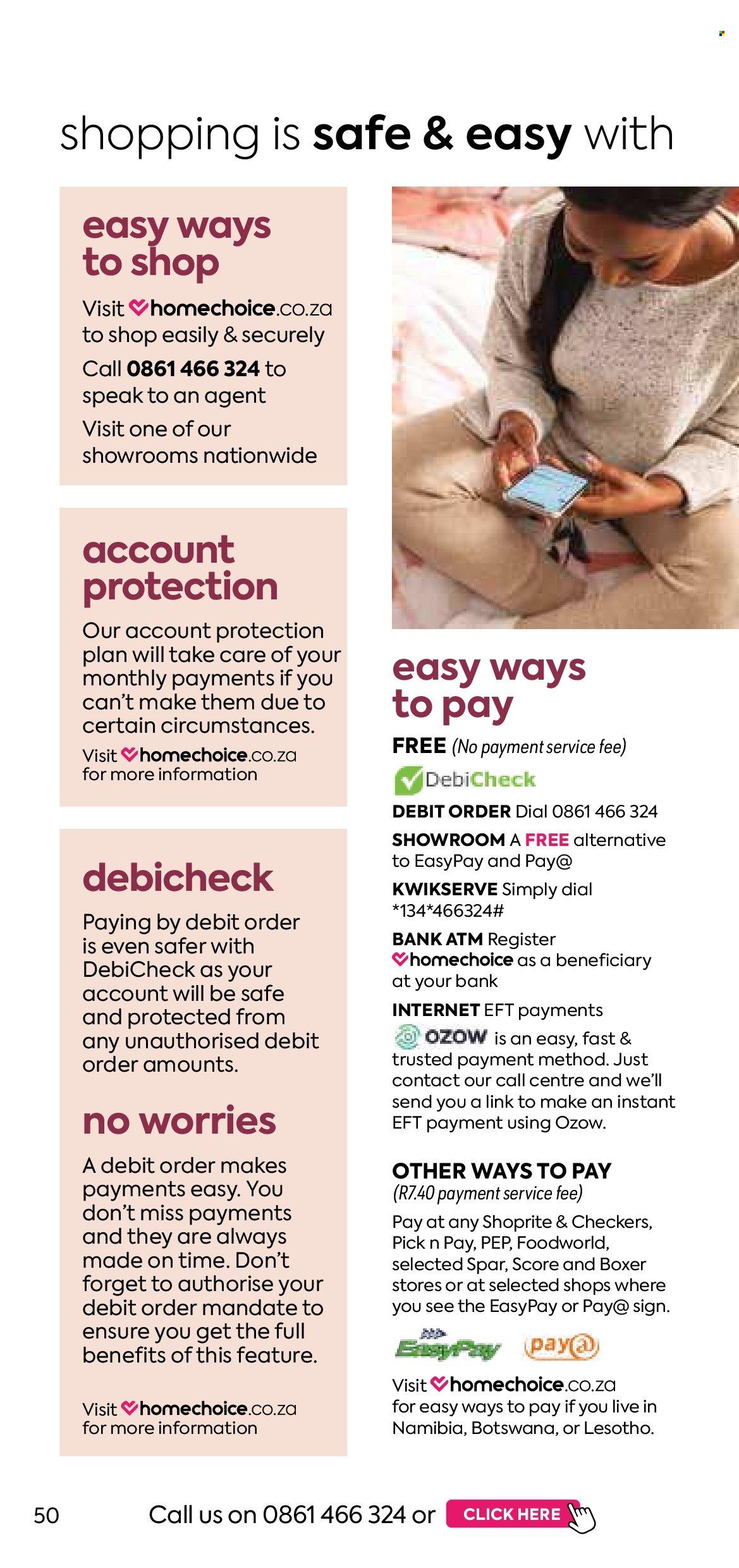 HomeChoice specials. Page 50