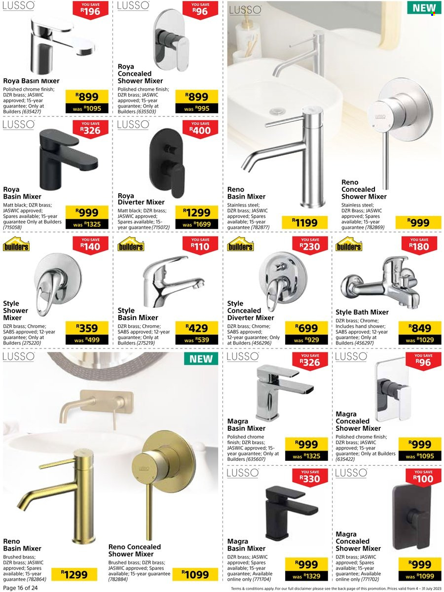 Builders specials - 04/07/2023 - 31/07/2023. Page 16