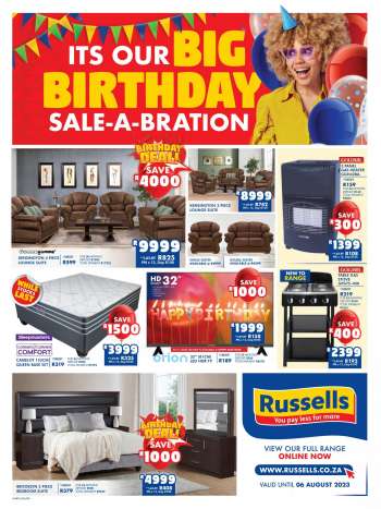 Russells catalogue  - 03/07/2023 - 06/08/2023.