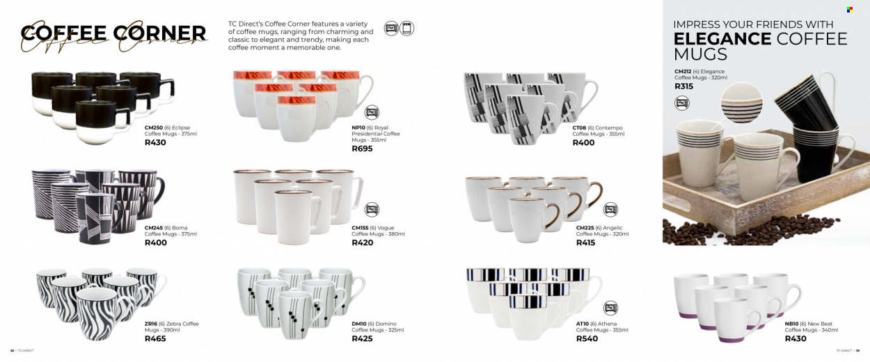 Table Charm Direct specials. Page 20