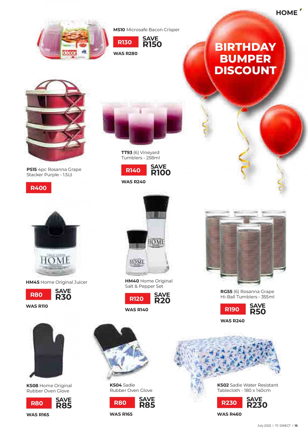 Table Charm Direct specials - 01/07/2023 - 31/07/2023. Page 15